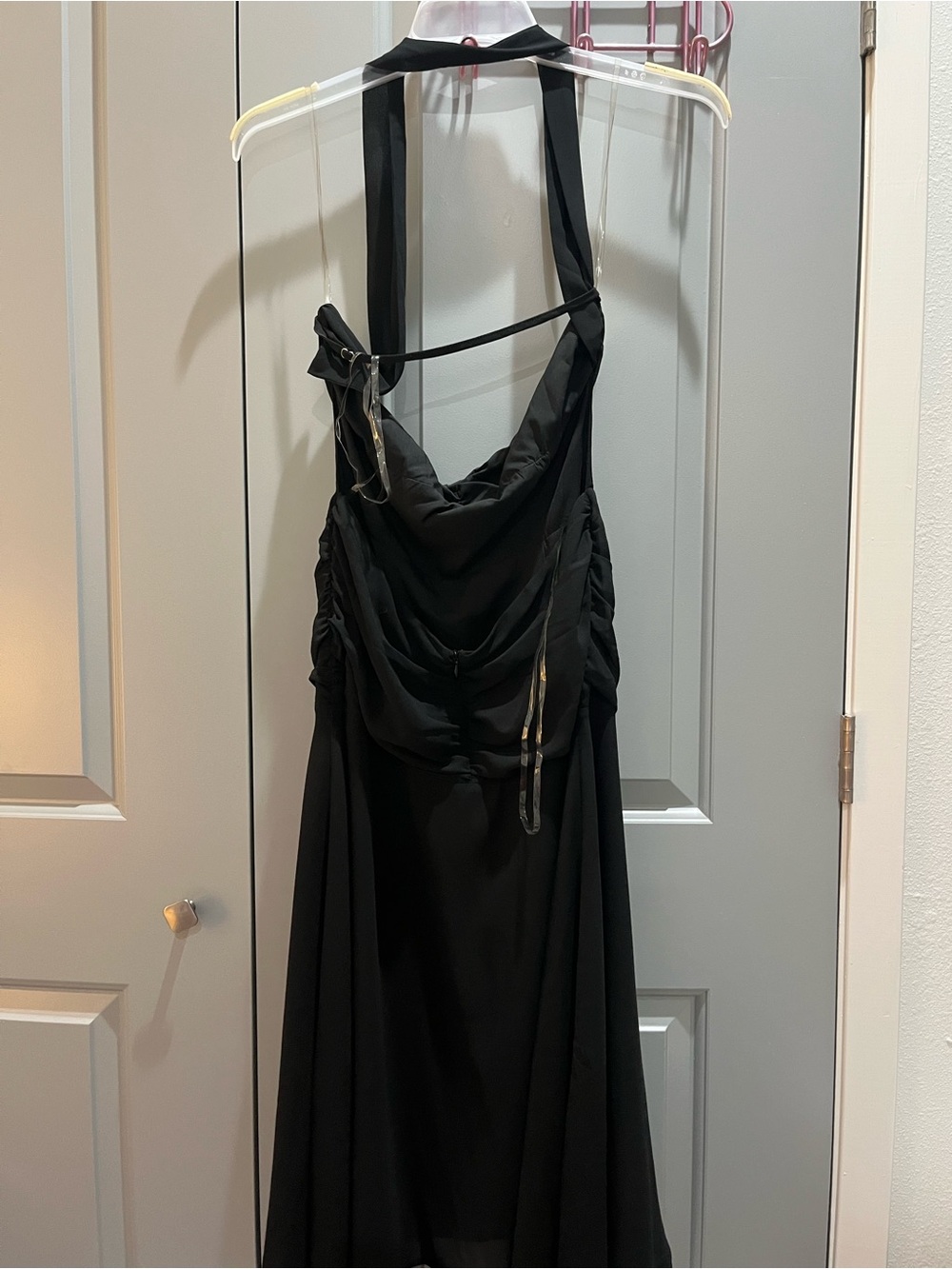 Peppermayo Black Strapless Midi Dress with Removable Neckband - Picture 5 of 5
